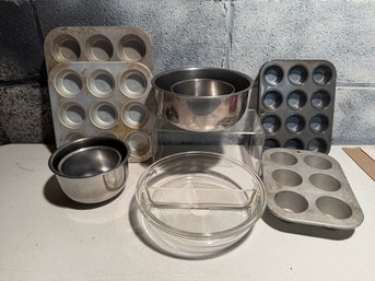 Baking Lot: Muffin Pans, Mixing Bowls And Pie Plates