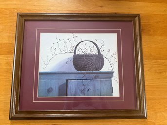 Print Of A Basket With Berries By Pauline Eble Campanelli.