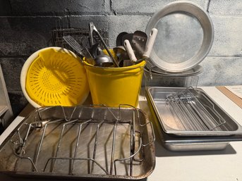 Kitchen Utensils, Aluminum Bakeware, Roaster And More