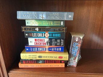 Books: Lee Child, Michael Crichton, George RR Martin, And More