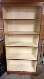 5 Shelf Solid Wood Bookcase