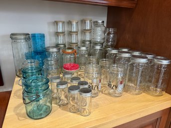 Large Mostly Mason Jar Lot