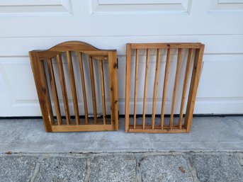 Wood Freestanding Gates