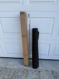 Geotextile Fabric And Box Of Plant Stakes