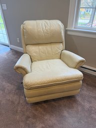 White Rocking Recliner