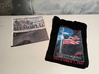 Pearl Harbor Commemorative (L) T-shirt, And Newspaper