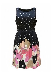 Jax Polka Dot Floral Dress Size 8