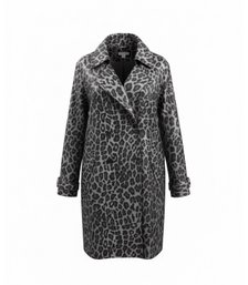 Joan Rivers 1x Animal Print Coat