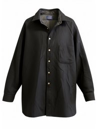 Pendleton Black Wool Button Down, Size 2X