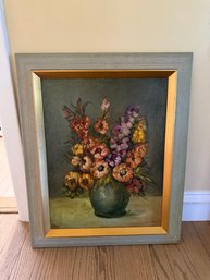 Floral Painting Signed Tina