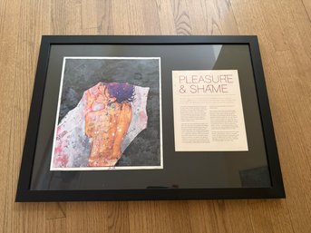 Signed Mix Media Art Pleasure And Shame With Thoughts By Deepak Chopra