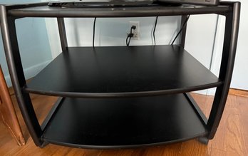 Wood TV Stand On Wheels