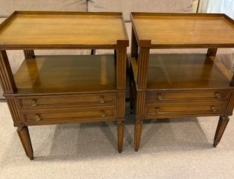 2- Wood End Tables