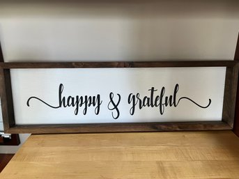 Happy And Grateful Artwork