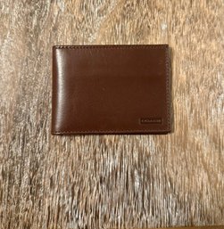 Coach Leather Billfold Wallet