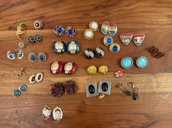 Clip On Earrings: Some Sterling, Burberrys And More