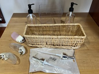 Soap Dispensers, Refill Pumps, Night Lights And Basket