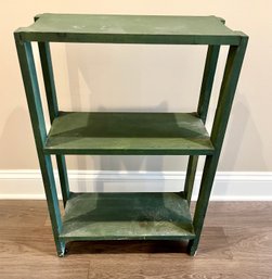 Green 3 Shelf Bookcase