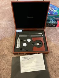 Brookstone Laser Golf Trainer Putting Set