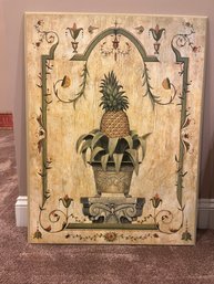Decorative Art Print Of A Pineapple By Artist James Wiens