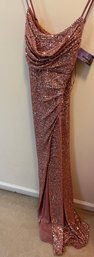 New With Tags Sequined Gown, Size 6
