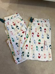 Gnomes Cotton PJ Bottoms, Size M