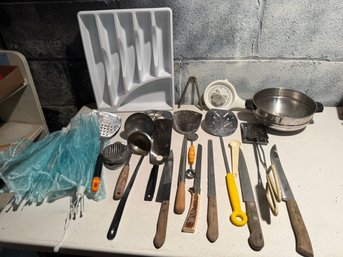 Kitchen Draw: Umbrella Food Protectors, Knives, And More