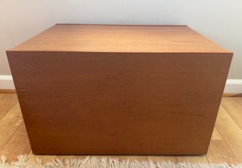Jesper Danish Mid-Century Modern Teak Rolling Storage Chest # 1