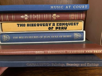 Collectible Folio Society Editions Of Classic Literature/History: Michelangelo, Duke Of Berry, & More