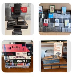 Portable Cassette Tape Recorders, Cassette Tapes, VHS, Storage And RCA VCR