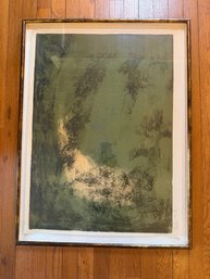 Abstract Lithograph By Vietnamese-French Artist Lebadang, Limited Edition 145/150