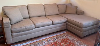 Stickley Contemporary Sofa With Chaise Lounge