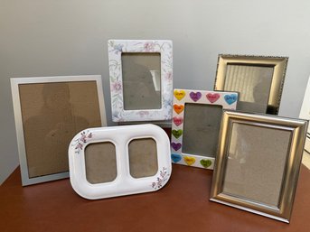 Silver/ceramic Picture Frames