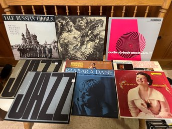 Vinyls: Jazz /Folk Mix: Folkway Records 1/2, Yale Russian Chorus, Barbara Dane, Miriam Makeba, Ronnie  Gilbert
