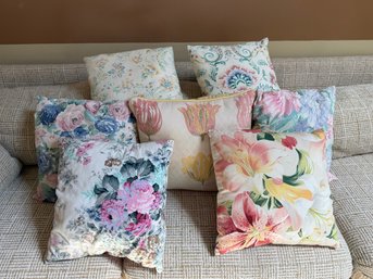 Floral Throw Pillows