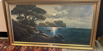 Moonlight Over Capri By Casati Print