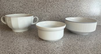 White Serving Bowls: Thomas, Prisma, And Ginori Italy