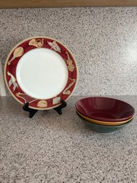 Pottery Barn Colored Bowls, La Musique 1993 By Andrea By Sadek