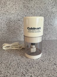 White And Clear Plastic Cuisinart Mini-Mate Plus Chopper/grinder