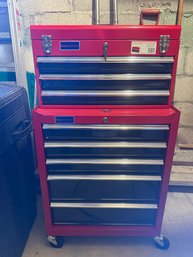 Master Mechanic Tool Storage Full With Three Draw Carrier Chest
