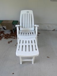 Plastic Seat With Foot Rest # 1