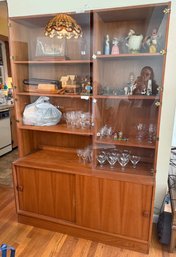 Danish Modern Mid Century Teak Hutch