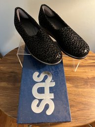 Black Leopard SAS, Size 8W Shoes, Barely (if Ever) Worn