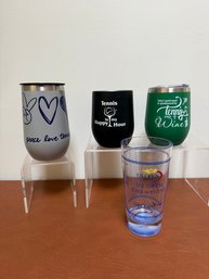 Tennis Themed Hot/cold Cups