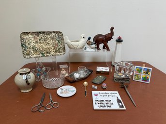 Littles: Vases, Trinket Boxes, Trays, Sewing Scissors, Lighthouse, Makeup Compact, Elephant And More