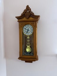Modern Strausbourg Manor Quartz Wall Clock With Westminster Chime