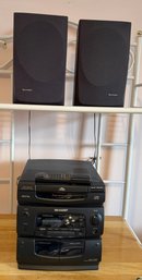 Sharp Speaker And Mini Component System CP-C444