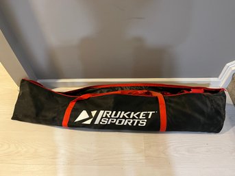 Portable Sports Practice Net System In A Rukket Sports Carry Bag