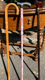 3 Canes / Walking Sticks