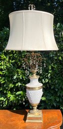 Hollywood Regency Bisque Style Lamp